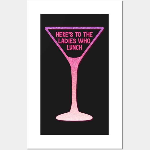 Company - The Ladies Who Lunch Wall Art by baranskini